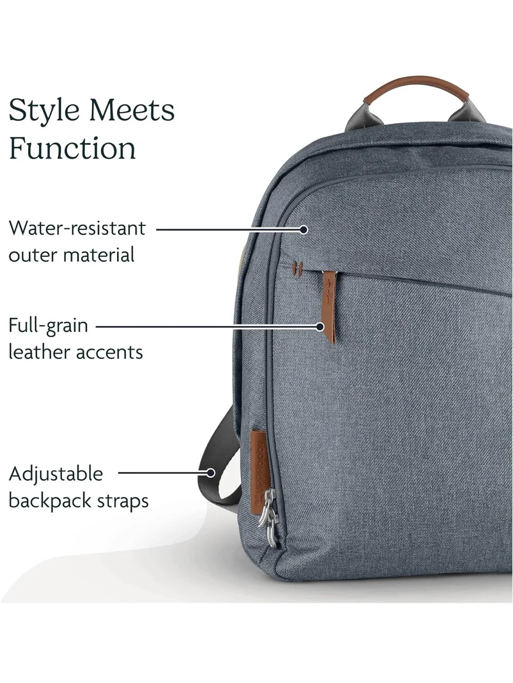 UPPABABY | New Diaper Bag Charcoal Melange